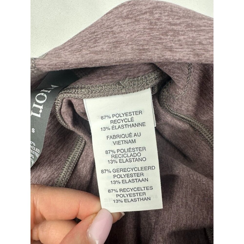 Vuori Heather Hazel Mid Rise Elevation Slim Bootcut Cropped Leggings Small VW487 - Picture 5 of 10